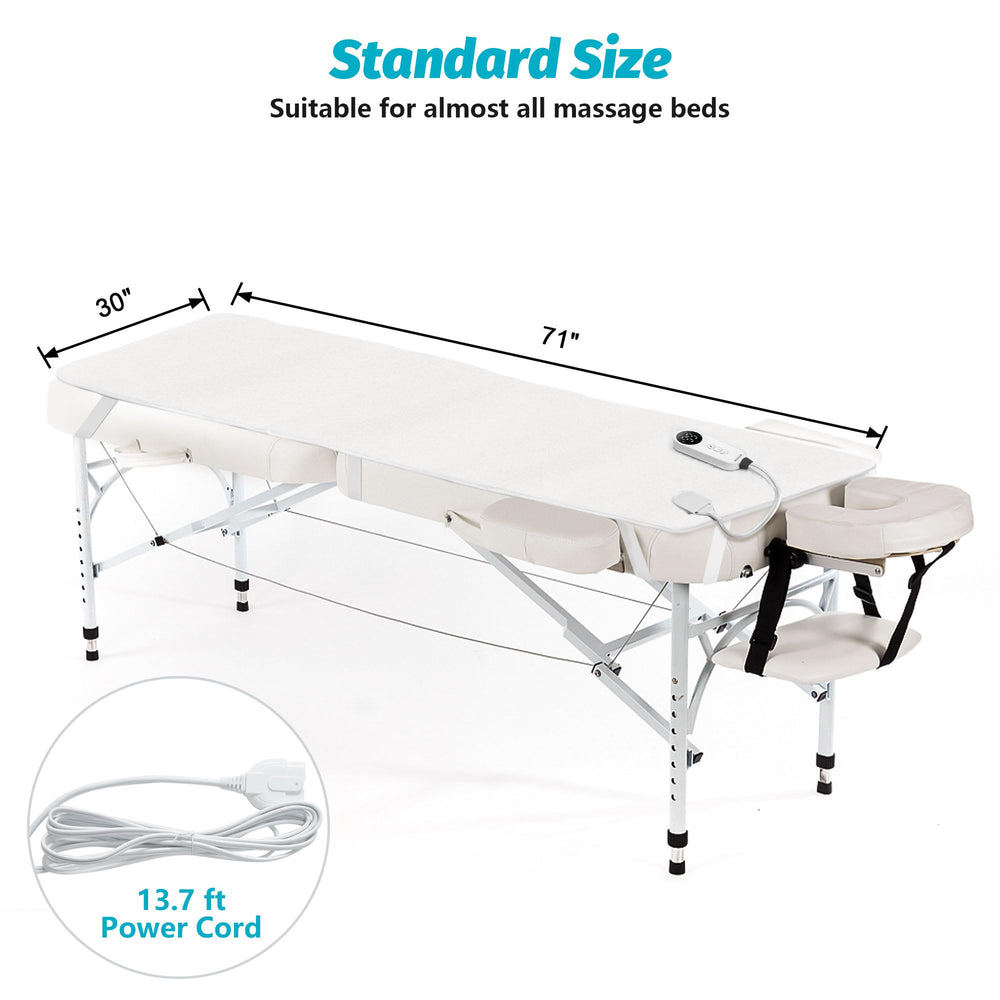 BECALIN 30x71 warming pad setup ready for professional spa use