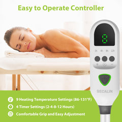 BECALIN 9-heat settings with digital control for personalized comfort