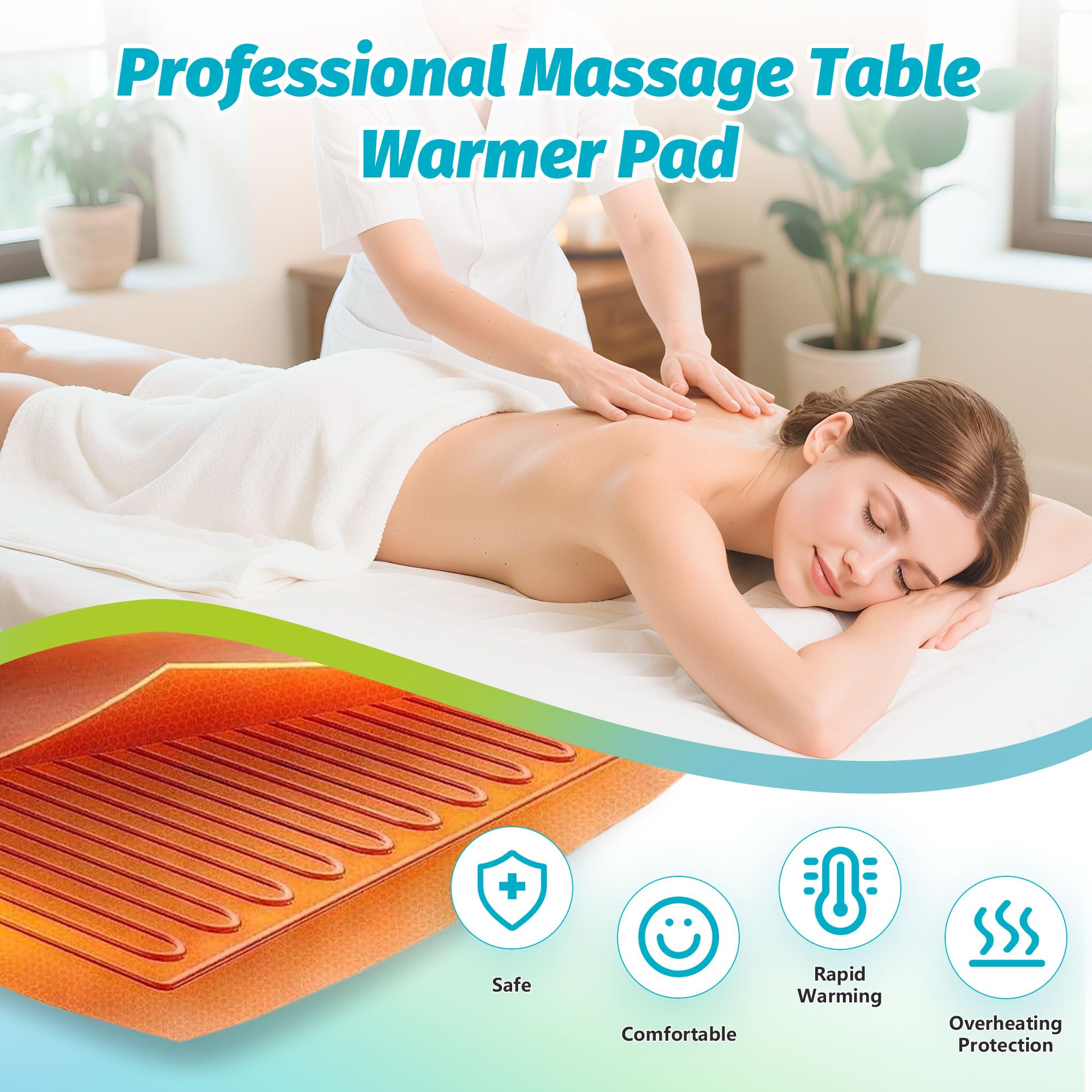 BECALIN nine level heat settings provide customizable comfort for clients