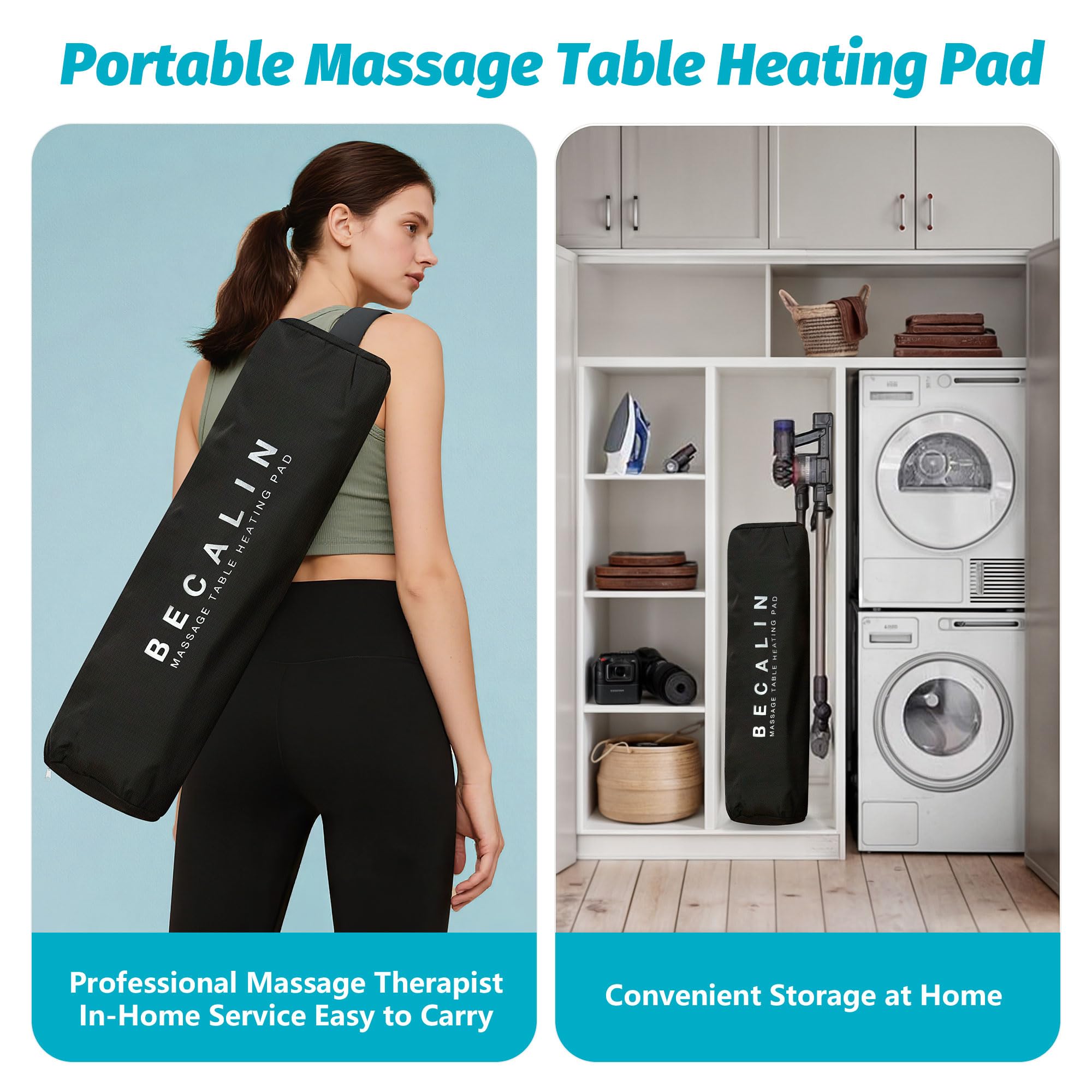 BECALIN portable storage bag for easy transport and storage