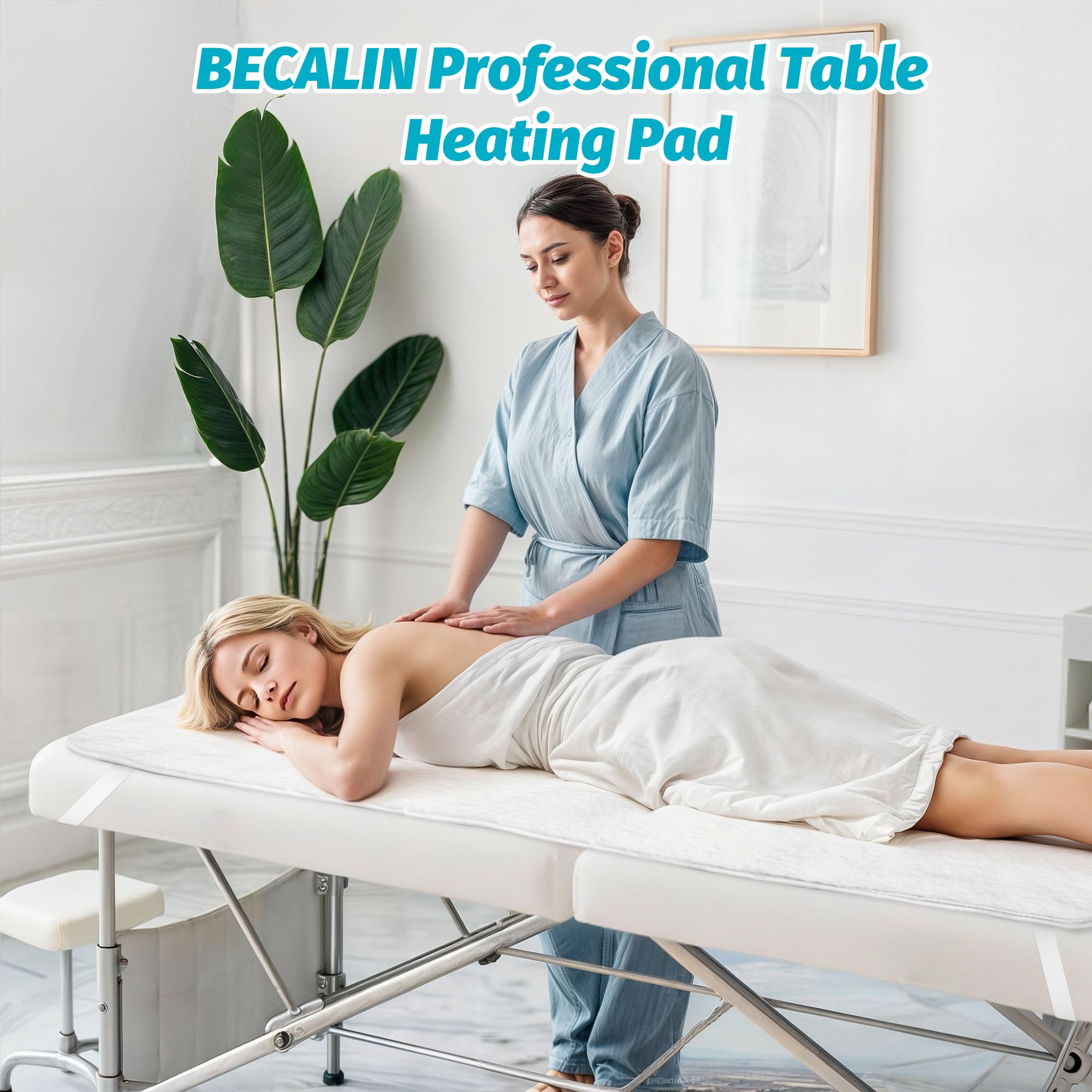BECALIN 30x71-inch size fits most massage tables for full coverage