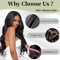 BeCools hd lace front wig packaging includes cap and elastic band.