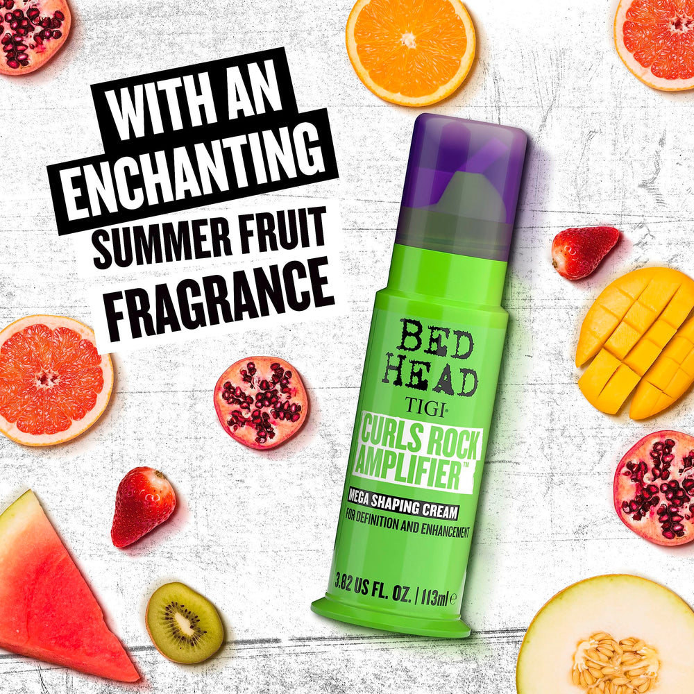 Bed Head Curls Rock Amplifier protects curls from humidity and frizz.