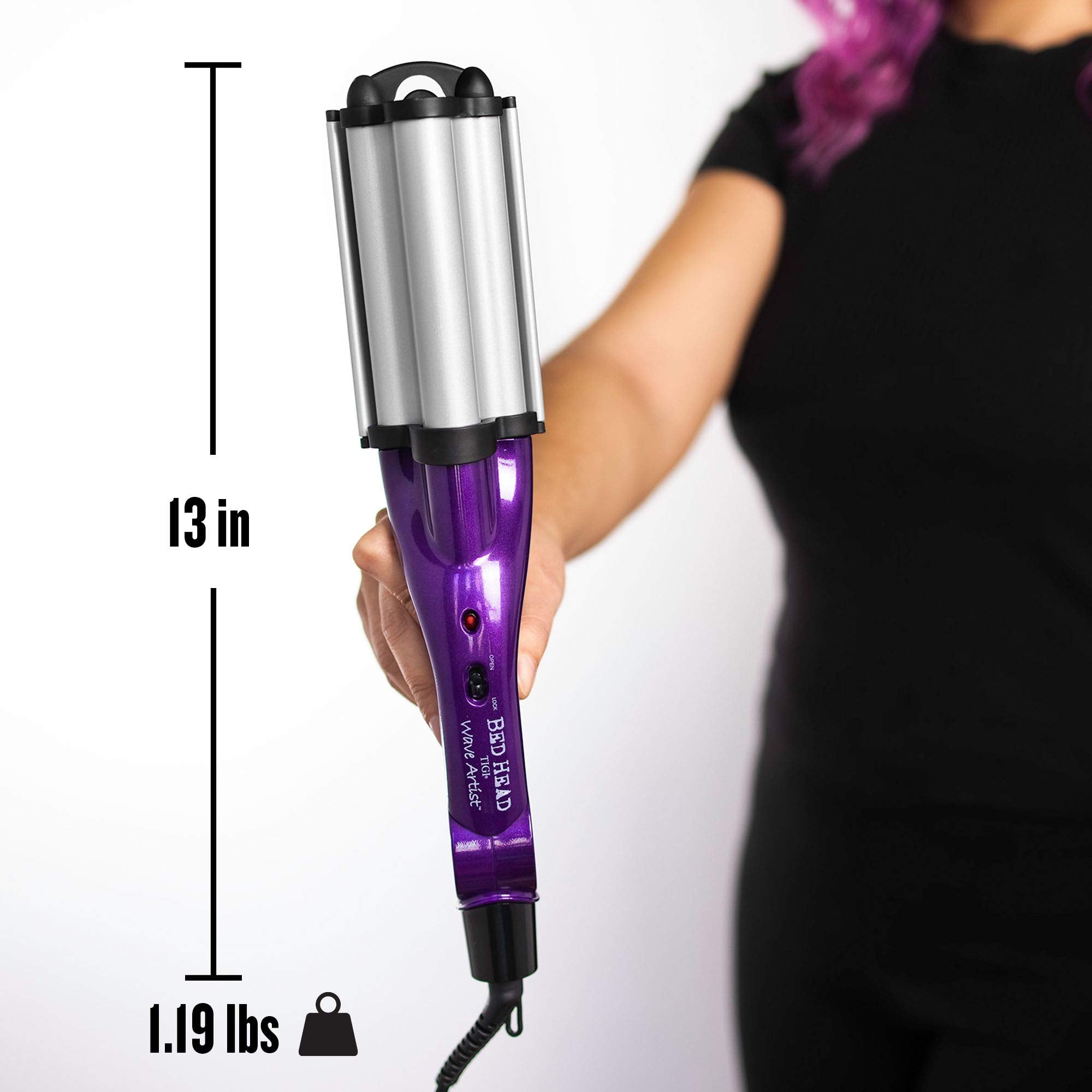 Bed Head Wave Artist Deep Waver deep barrel creates natural beach waves