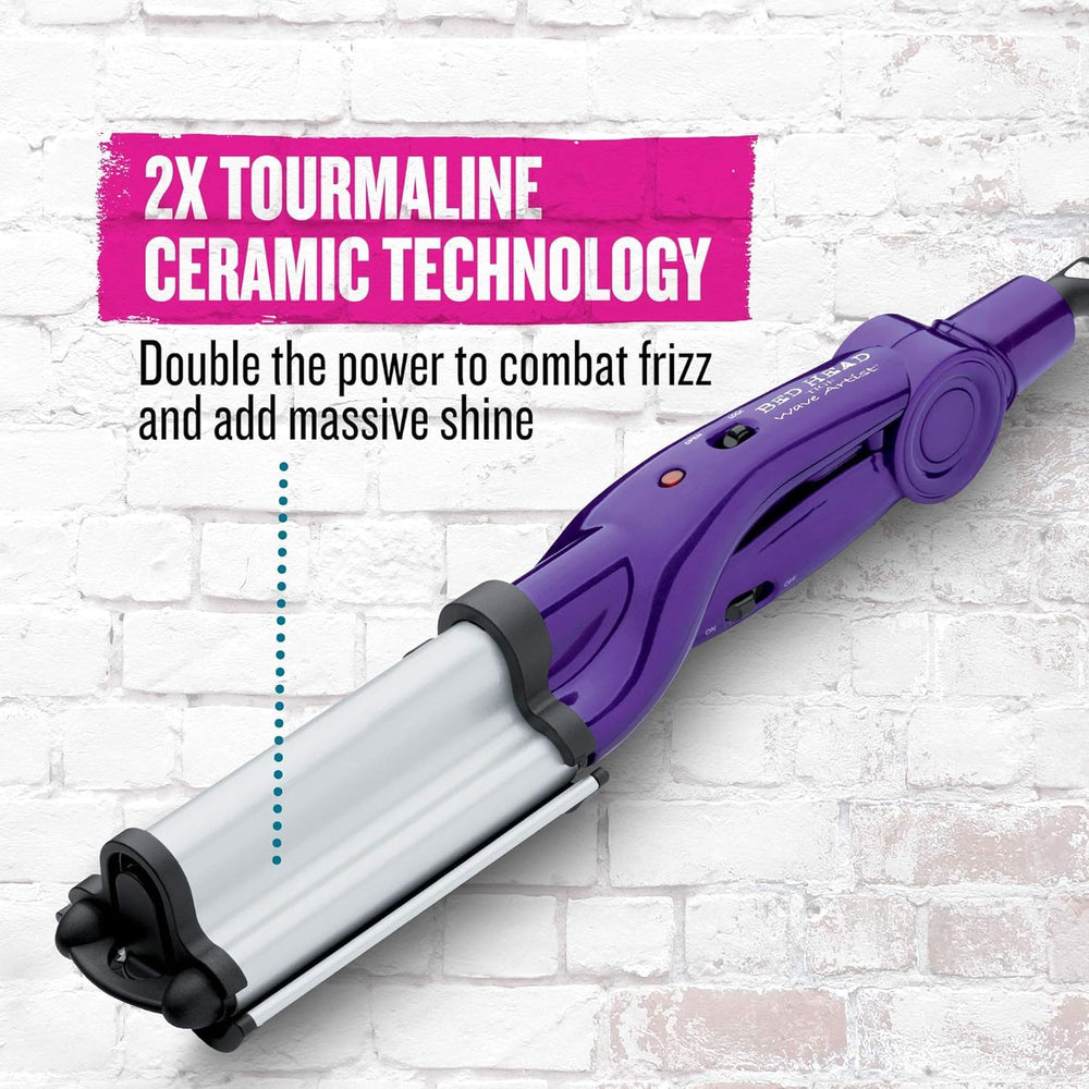 Bed Head Wave Artist Deep Waver tourmaline ceramic close-up highlighting shine