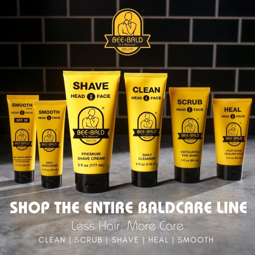 Bee Bald Honey bee pollen ingredients highlight natural nourishment for skin-friendly routines.