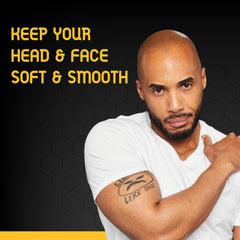 Bee Bald Smooth pack-of-2 with logo showcases value and convenience for daily use.