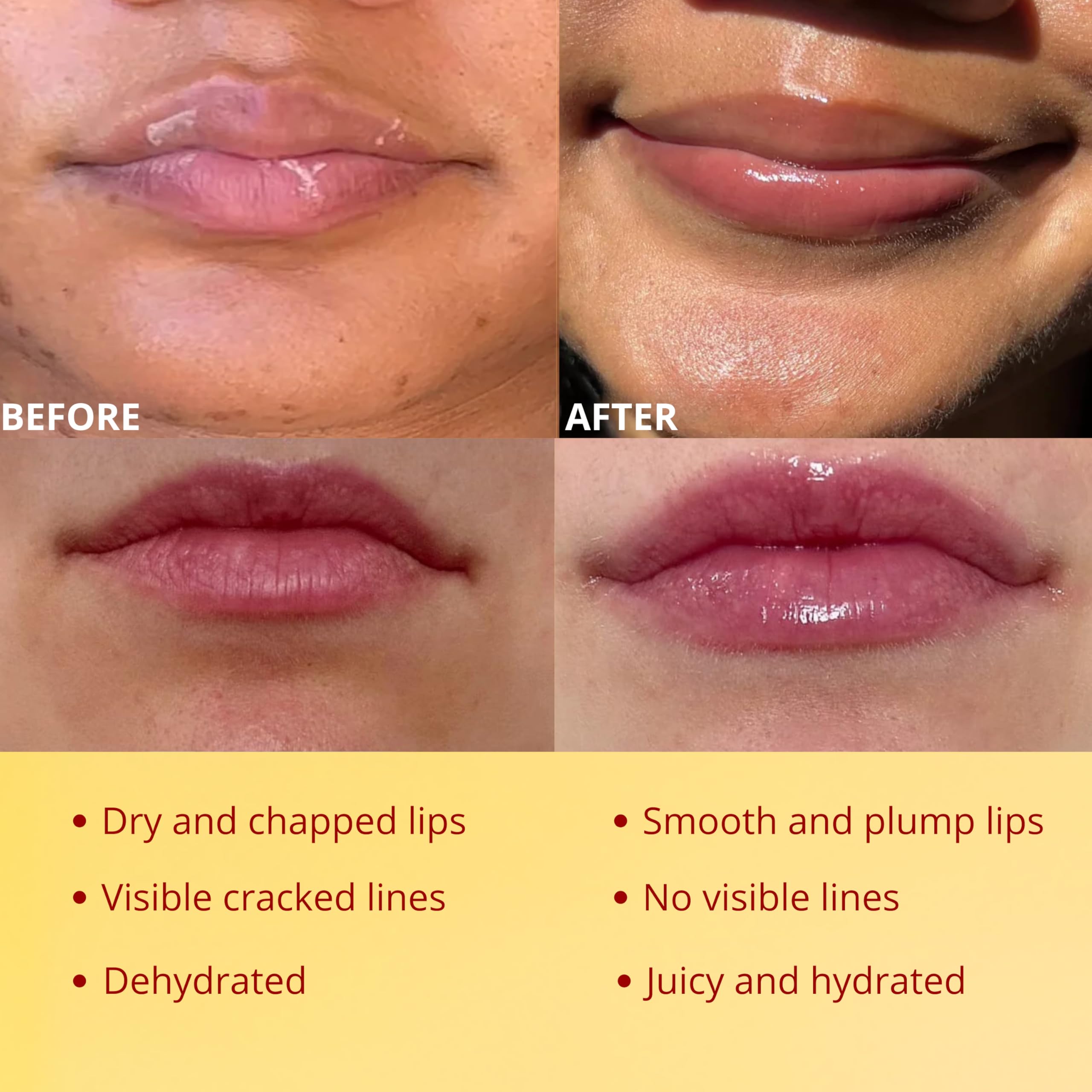 Bee Balm Original lip balm peach flavor close-up promises soft lips and subtle shine.