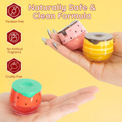 Bee Balm Original lip balm strawberry flavor swipe adds smoothness during busy mornings.