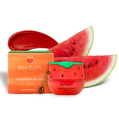 Bee Balm Original bálsamo labial tarro sandía, hidratación profunda para labios secos.