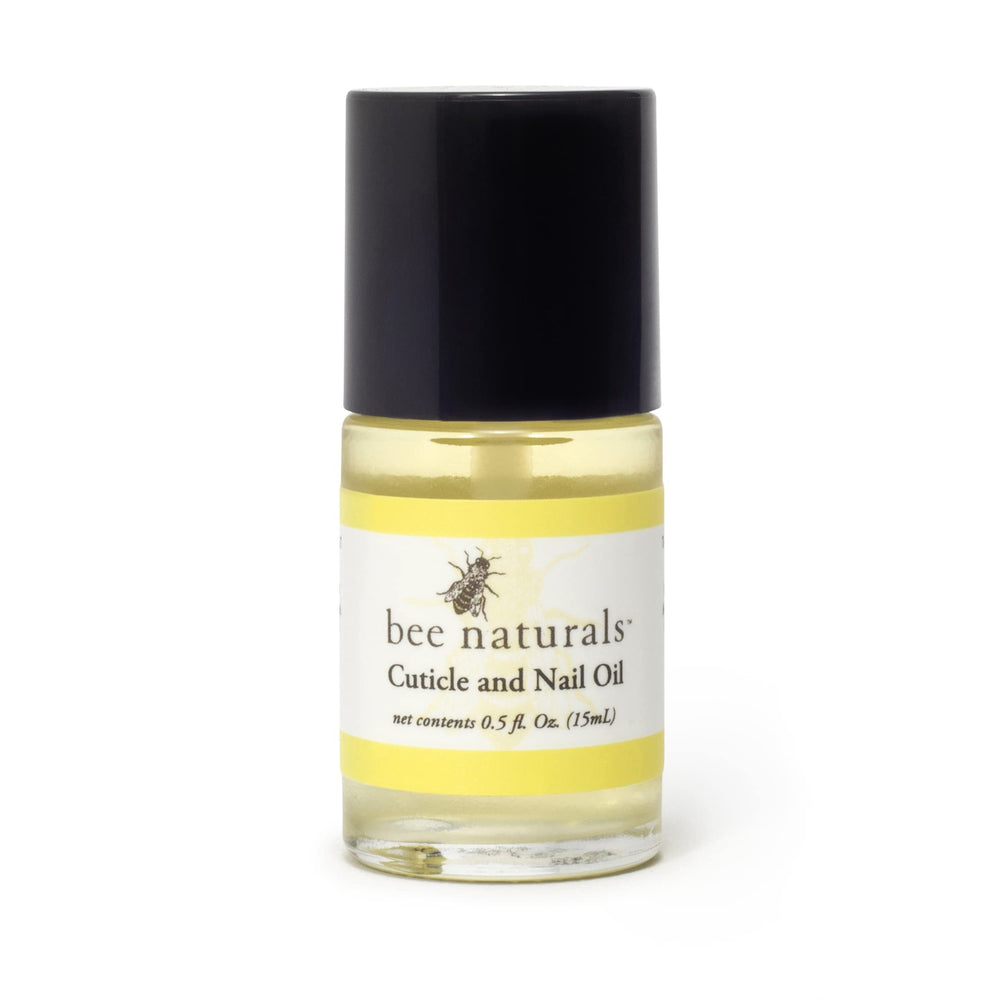 Bee Naturals Nail & Cuticle Oil being applied on nail for nourished cuticles