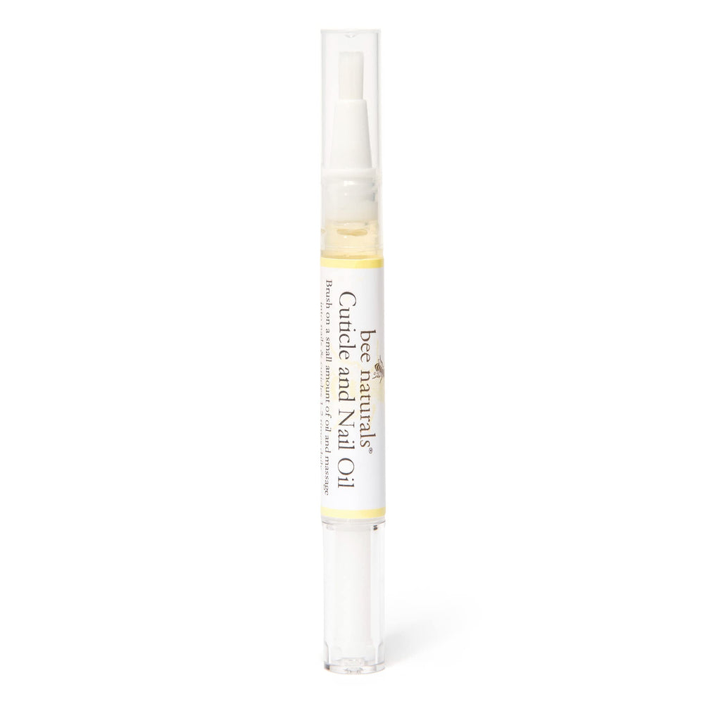 Bee Naturals nail oil travel size pack showcases portable care for on-the-go nails.