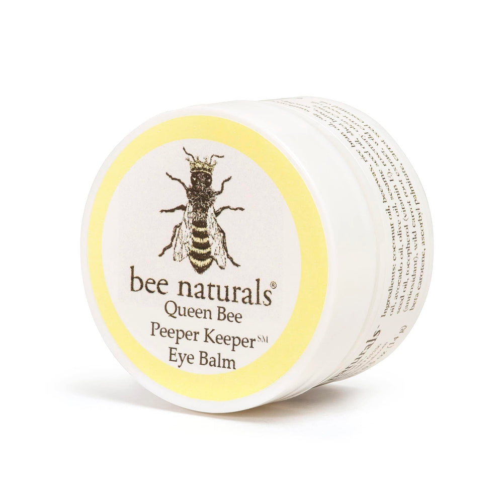 Bee Naturals Queen Bee Eye Balm compact packaging ideal for purse or travel touch-ups