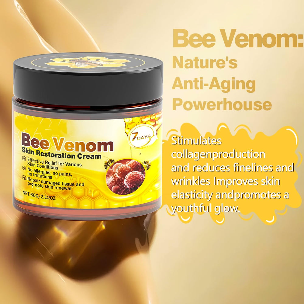 Bee Venom Cream Manuka Honey close-up highlighting nourishing skin benefits