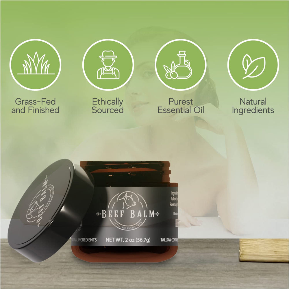 Beef Balm hands and feet moisturization demonstrates deep hydration.