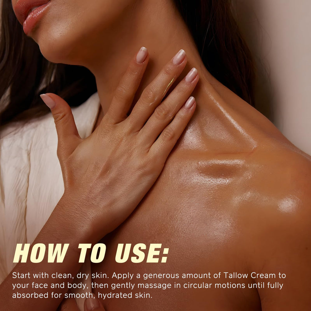Beef tallow packaging recyclable emphasizing eco-friendly skincare packaging