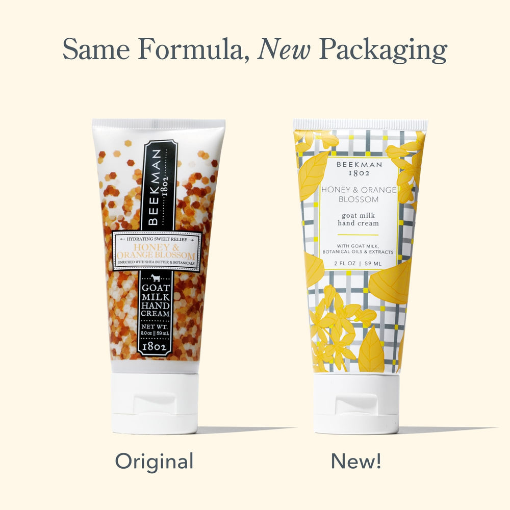 Beekman 1802 2oz hand cream tube portable hydration on the go