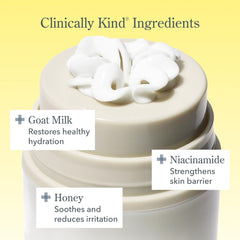 Beekman 1802 Bloom Cream application scene illustrating quick absorption and dewy finish