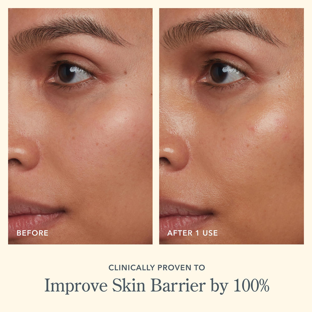 Beekman 1802 Bloom Cream cruelty-free logo shot reinforces ethical skincare choice.