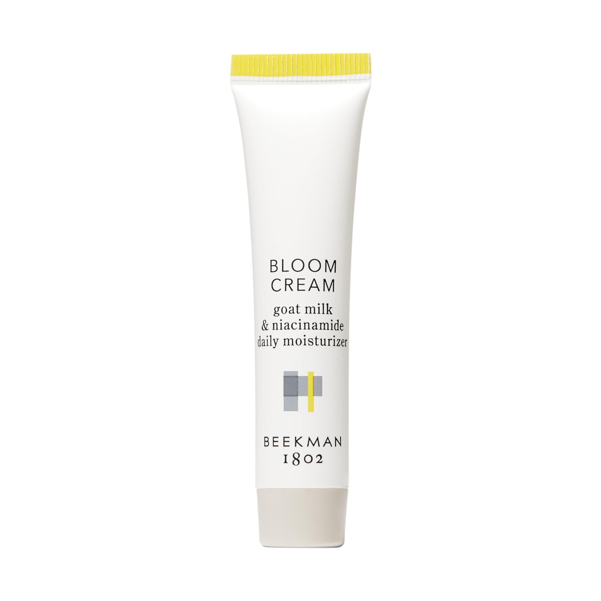 Beekman 1802 Bloom Cream jar closeup delivering quick hydration for the skin.