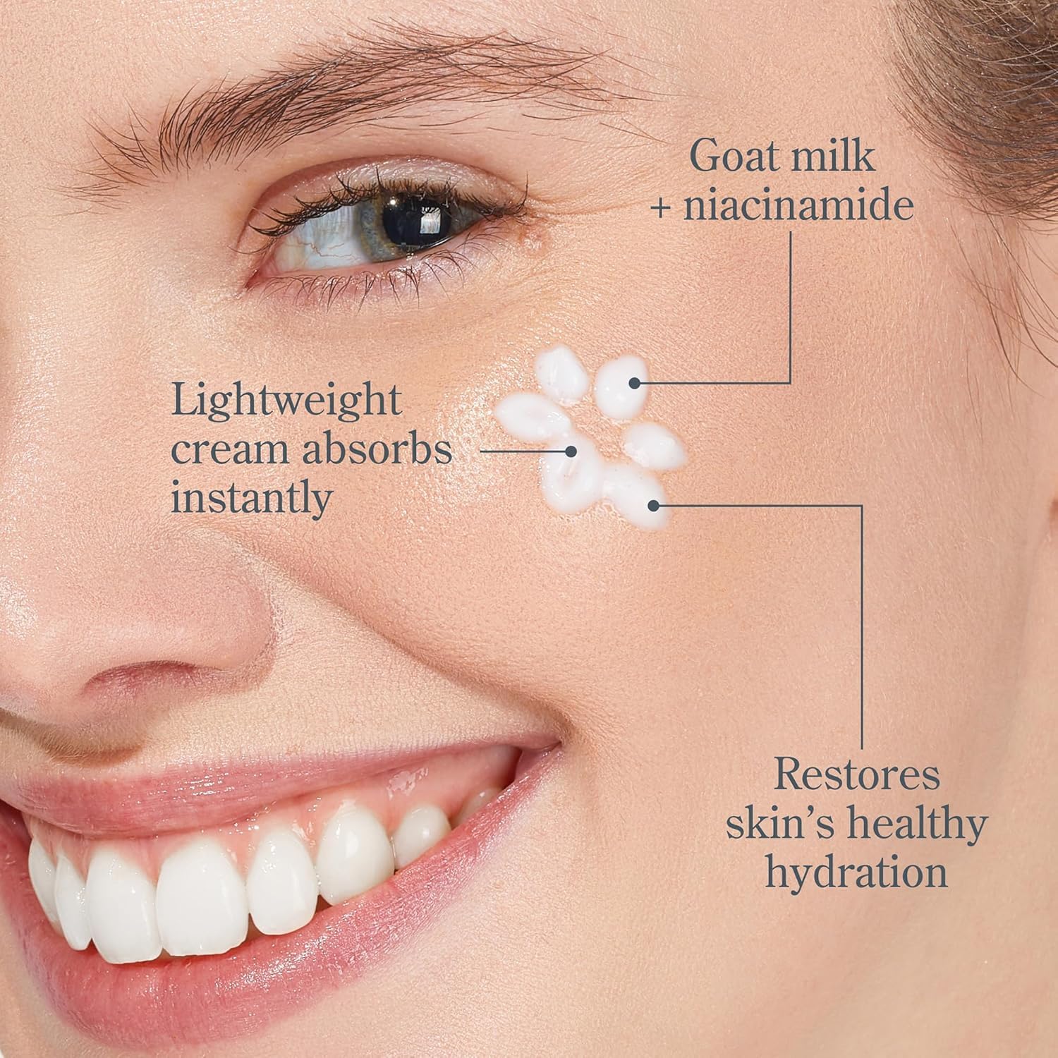 Beekman 1802 Bloom Cream ingredients list emphasizing gentle, toxin-free formula