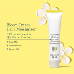 Beekman 1802 Bloom Cream packaging varies for premium daily use.