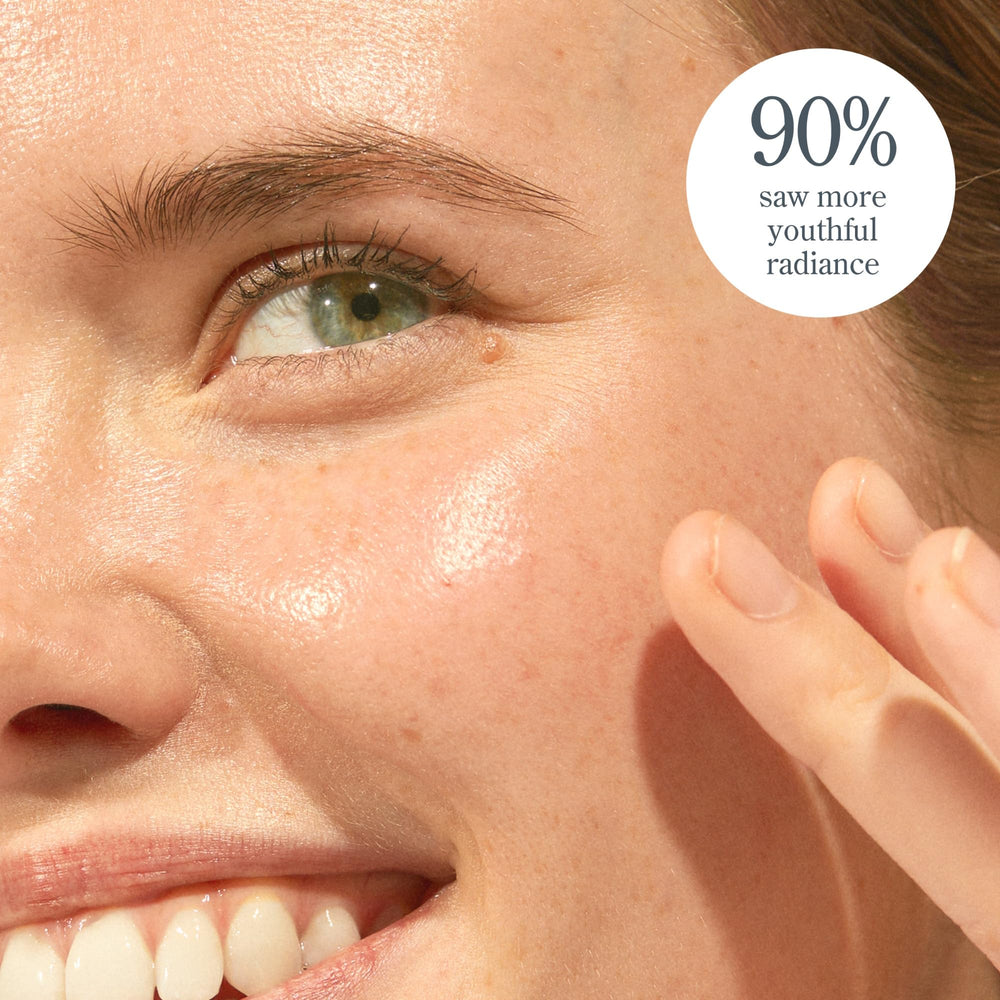 Clean-beauty ingredients list with paraben and sulfate-free badge