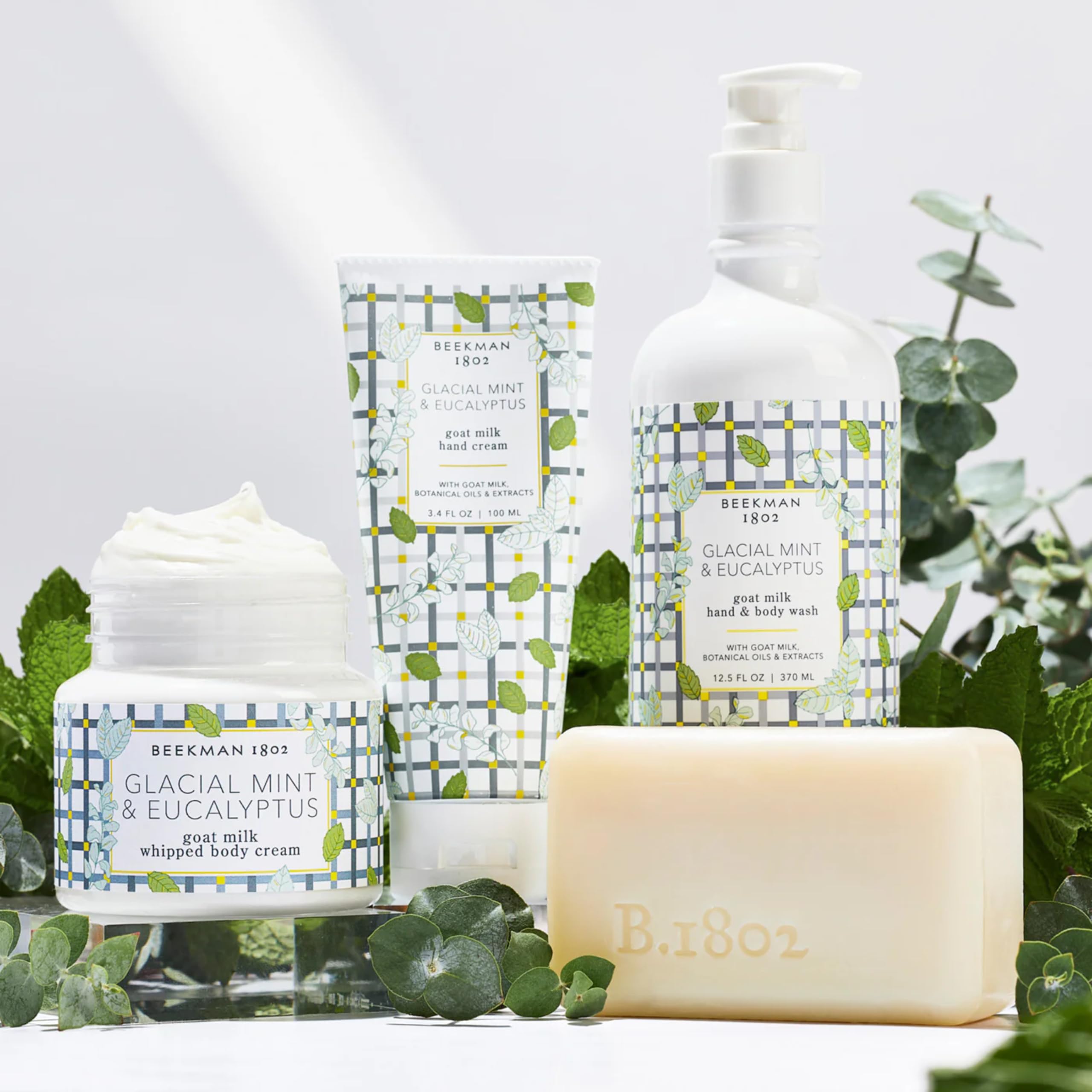 Beekman 1802 Cruelty-free label shot signaling ethical skincare option