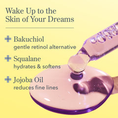 Beekman 1802 Dream Booster serum dropper closeup highlighting lightweight hydration