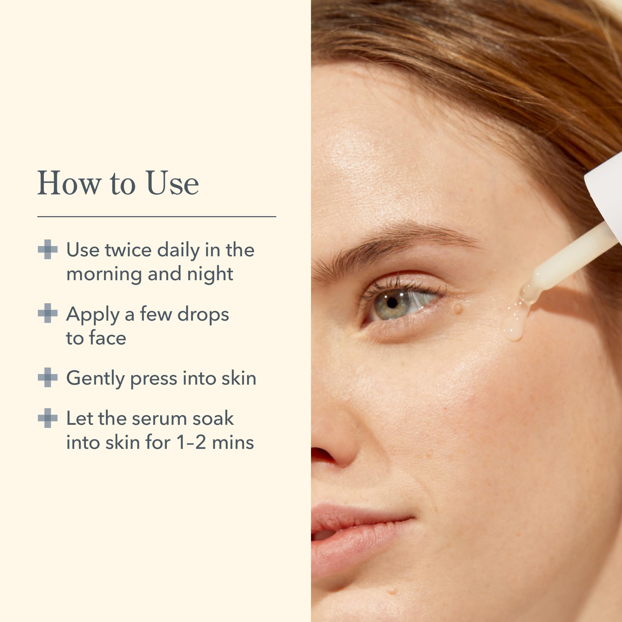 Fragrance-free label highlighting sensitive-skin friendly formula