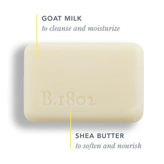 Beekman 1802 goat milk bar soap collection six bars image highlighting variety of scents