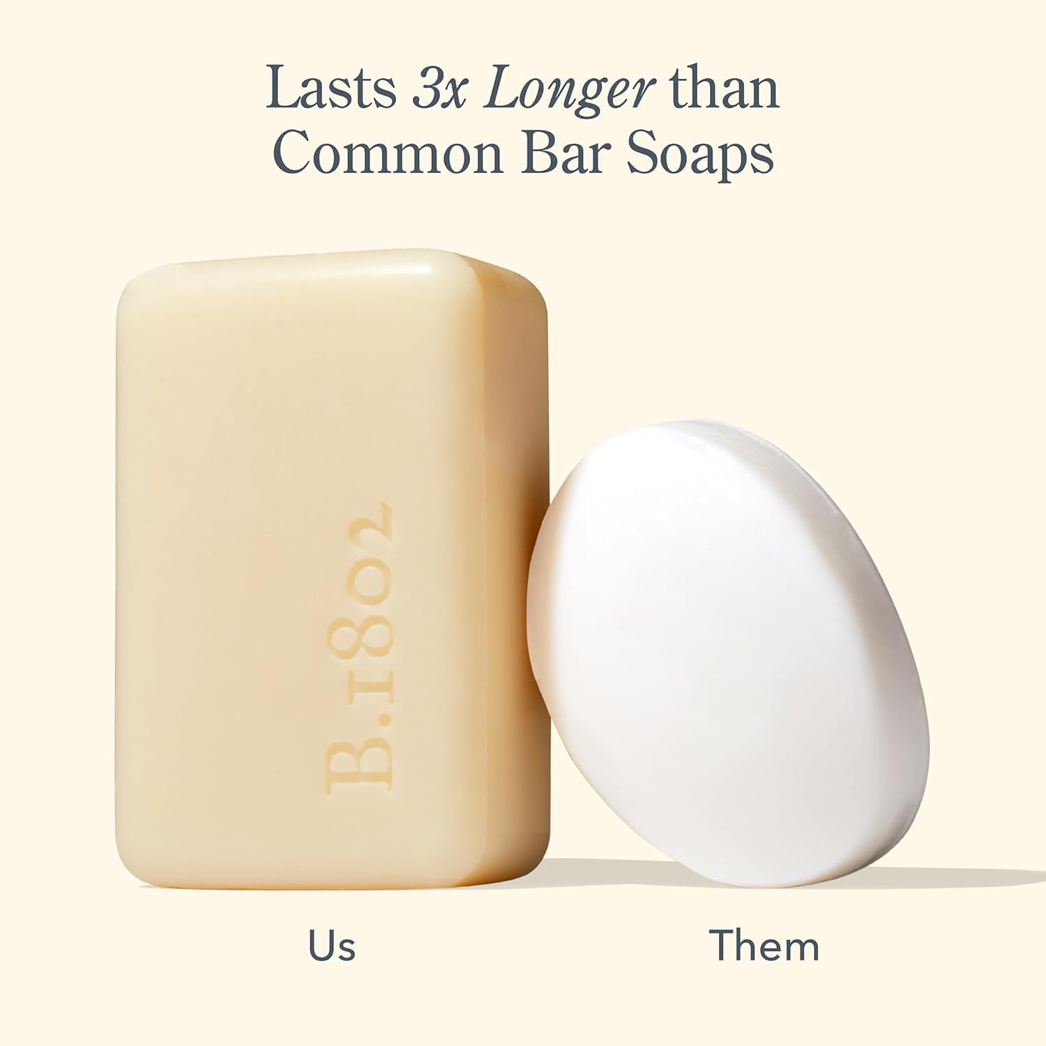 Beekman 1802 Goat Milk Body Soap Bar Honey Orange Blossom packaging highlights cruelty-free claim.