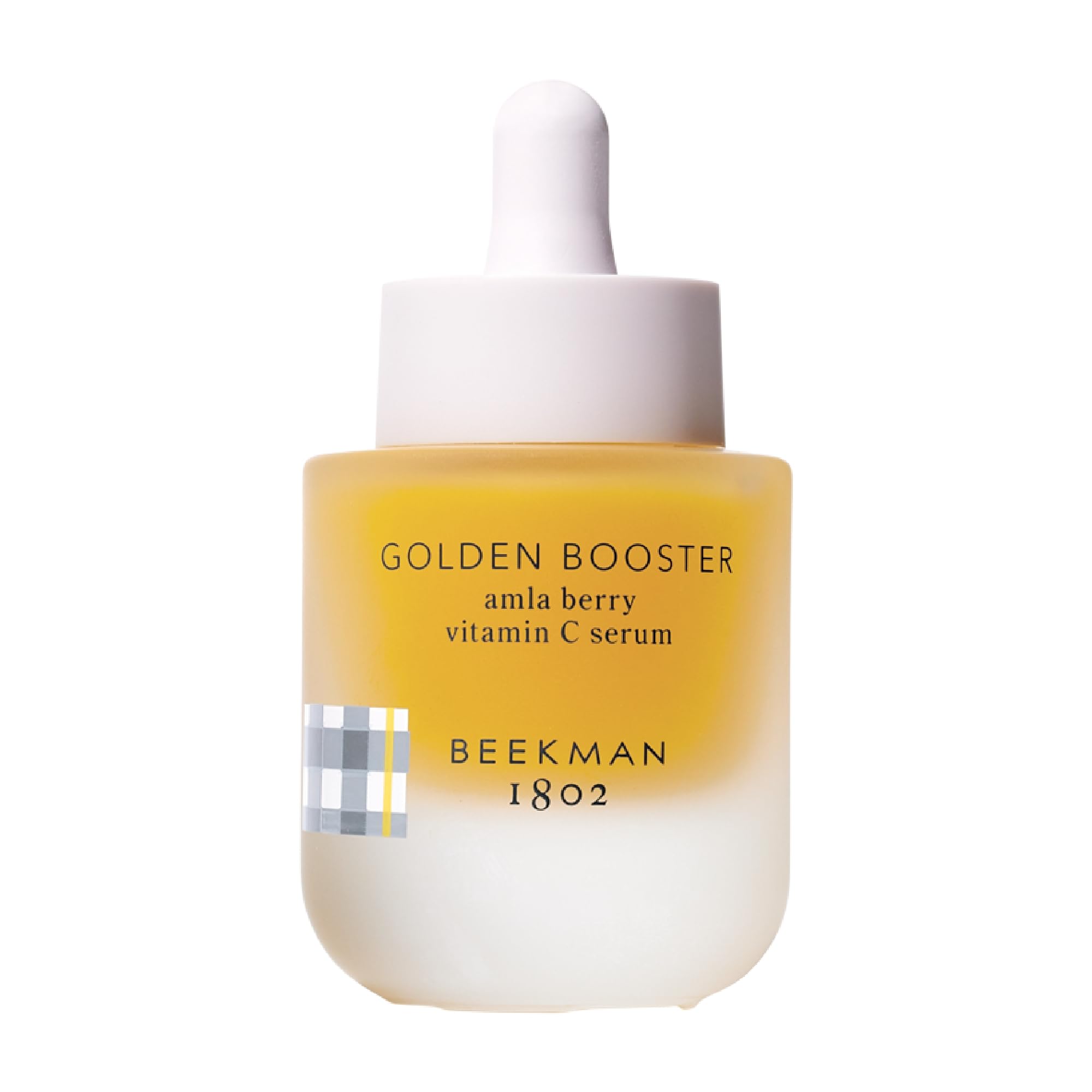 Beekman 1802 Golden Booster serum bottle, fragrance-free for sensitive skin