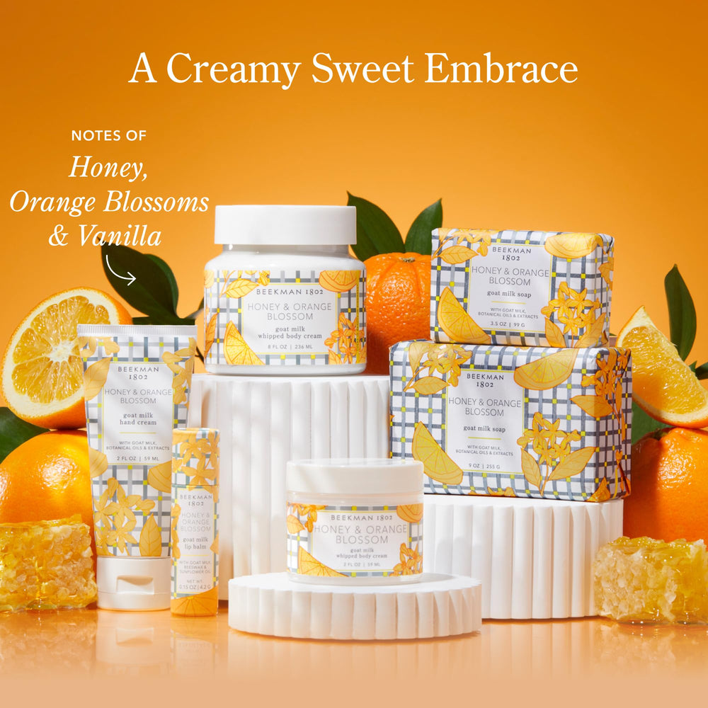 Beekman 1802 hand cream being applied on hand for quick absorption
