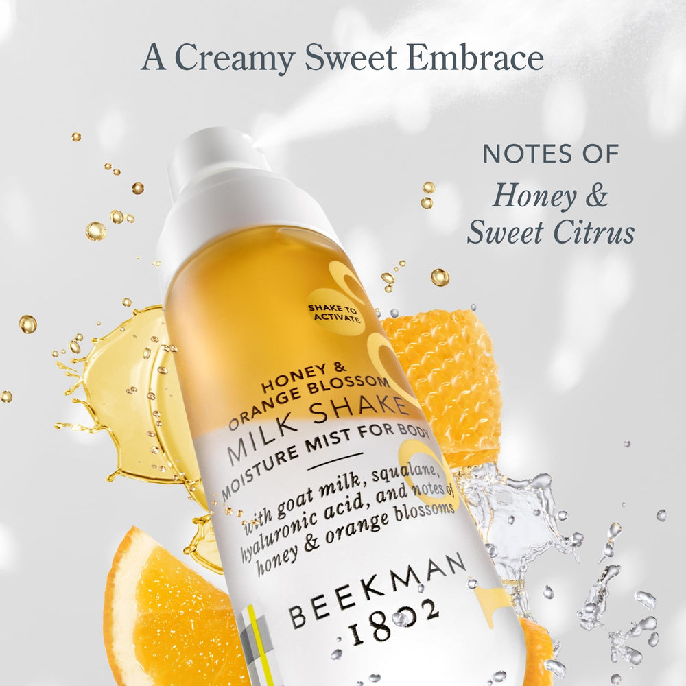 Beekman 1802 Honey Orange Blossom fragrance delivers refreshing scent and mood lift.