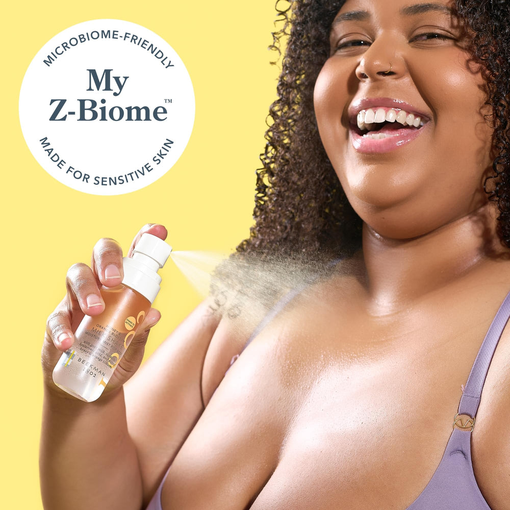 Beekman 1802 Jojoba oil ingredient smooths skin and seals in moisture.