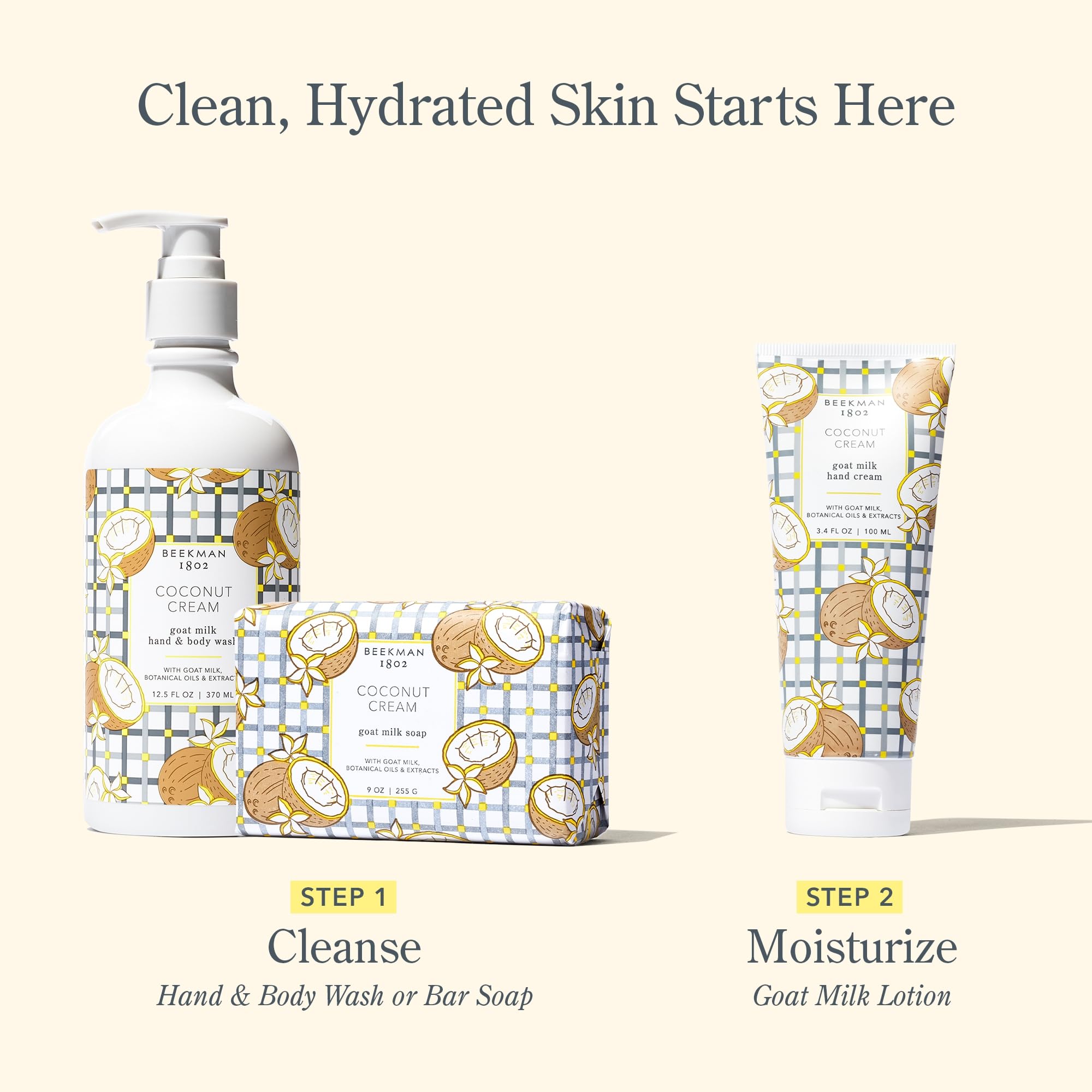 beekman 1802 microbiome-friendly fragrance icon indicating skin-friendly composition