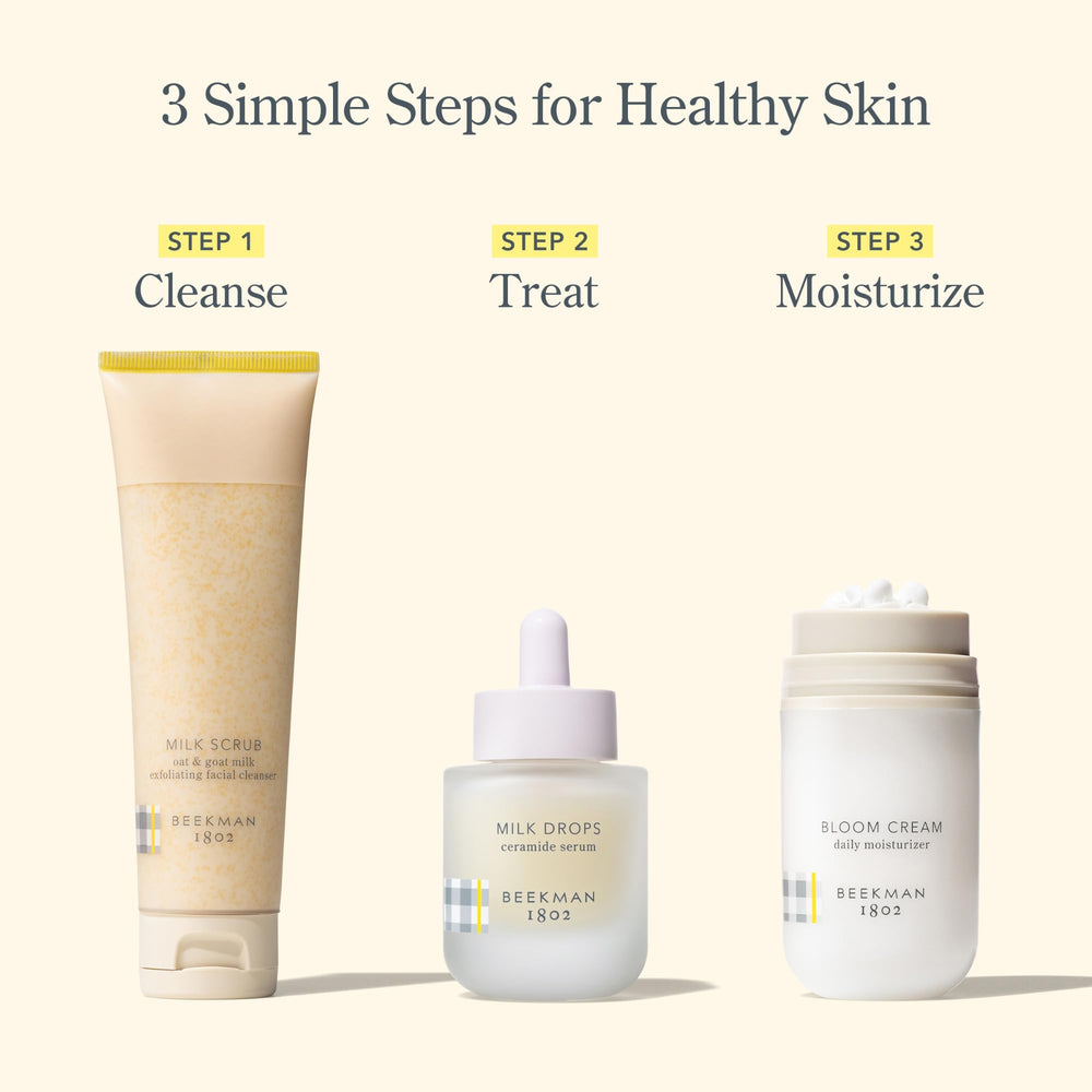 Beekman 1802 Milk Drops Serum drops on hand – quick moisture in a moment