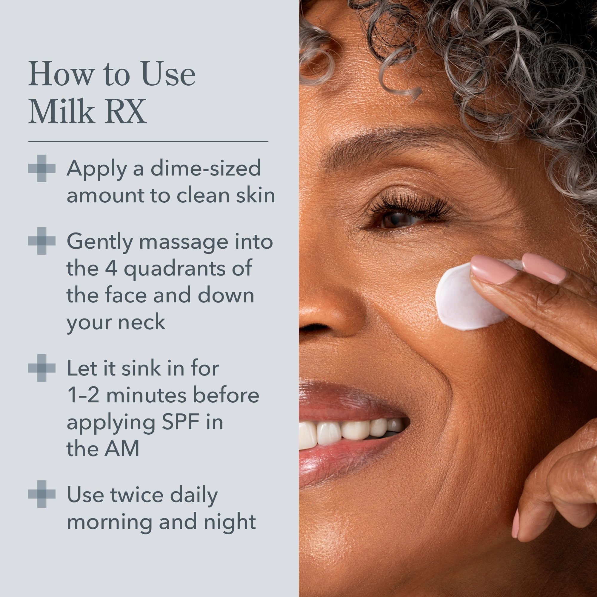 Beekman 1802 Milk RX Advanced Cream on vanity for daily skincare routine