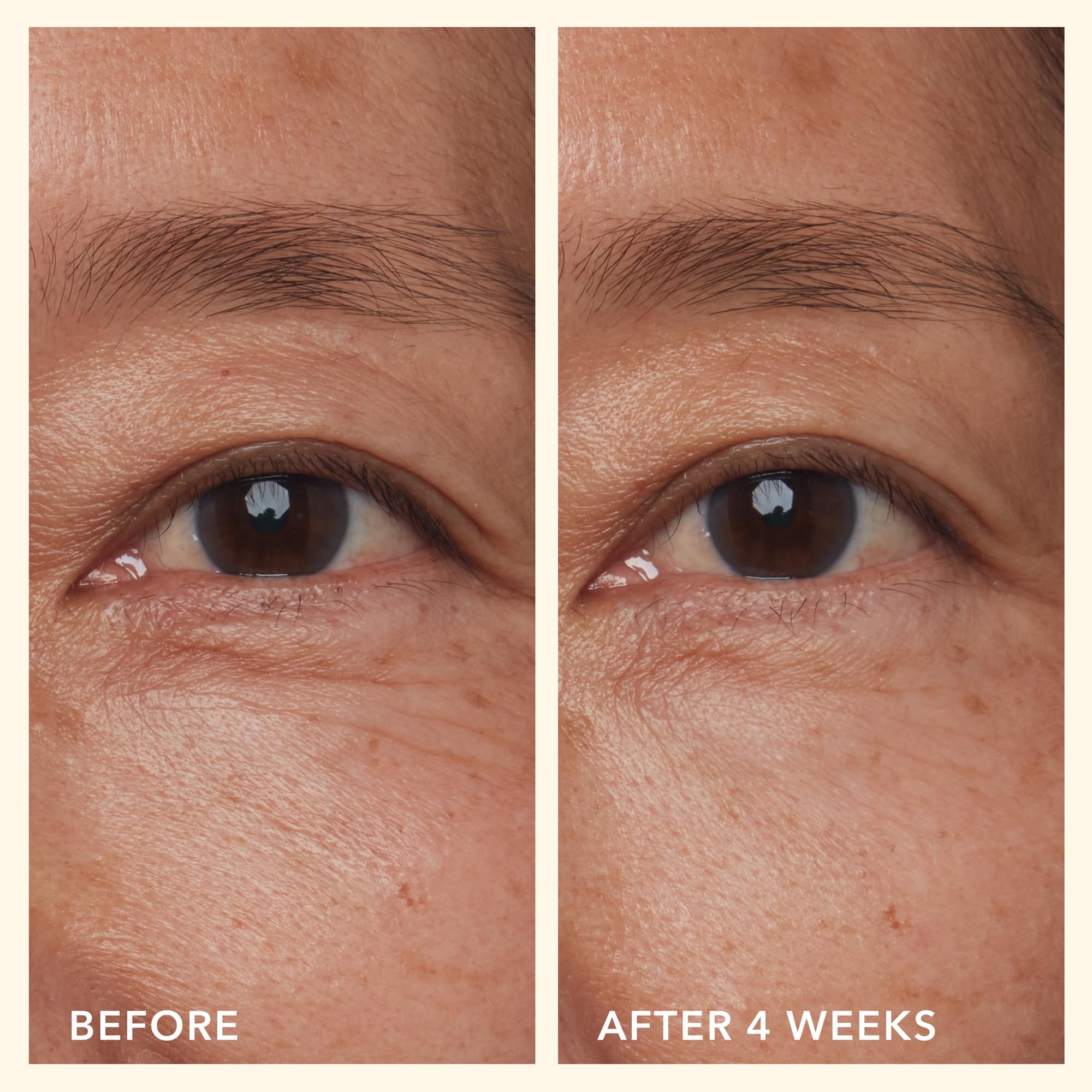 Beekman 1802 Mushroom Goat Milk Eye Cream ingredients snow-mushroom close-up signals depuff potential.