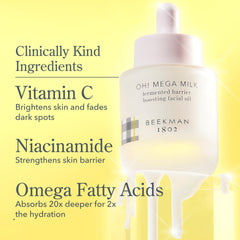 Beekman 1802 Oh! Mega Milky Oil goat milk ingredients nourish skin