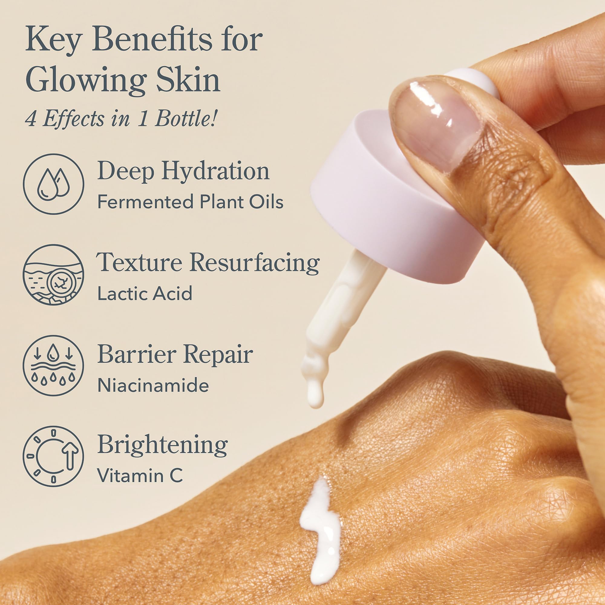 Beekman 1802 Oh! Mega Milky Oil pump for easy application