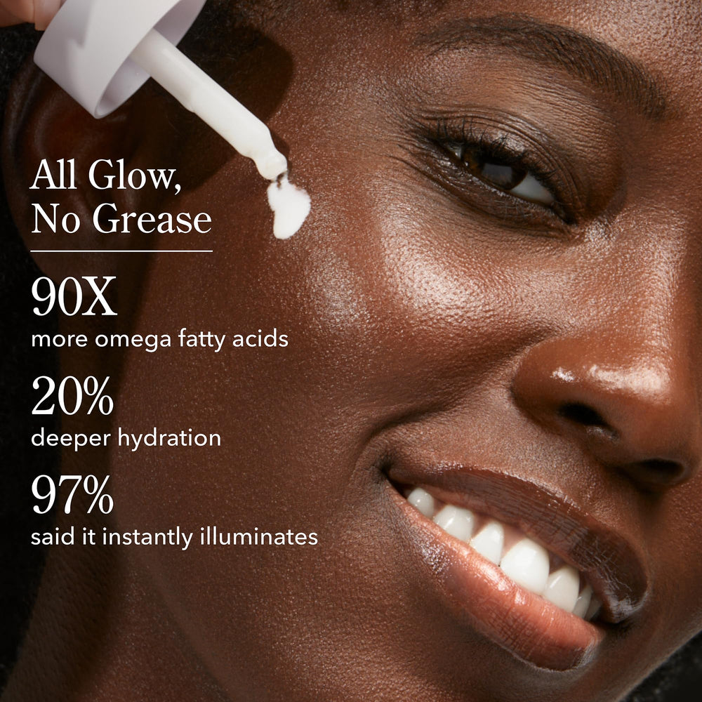 Beekman 1802 Oh! Mega Milky Oil silky finish on skin