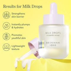 Silky serum texture swirled on skin for quick absorption