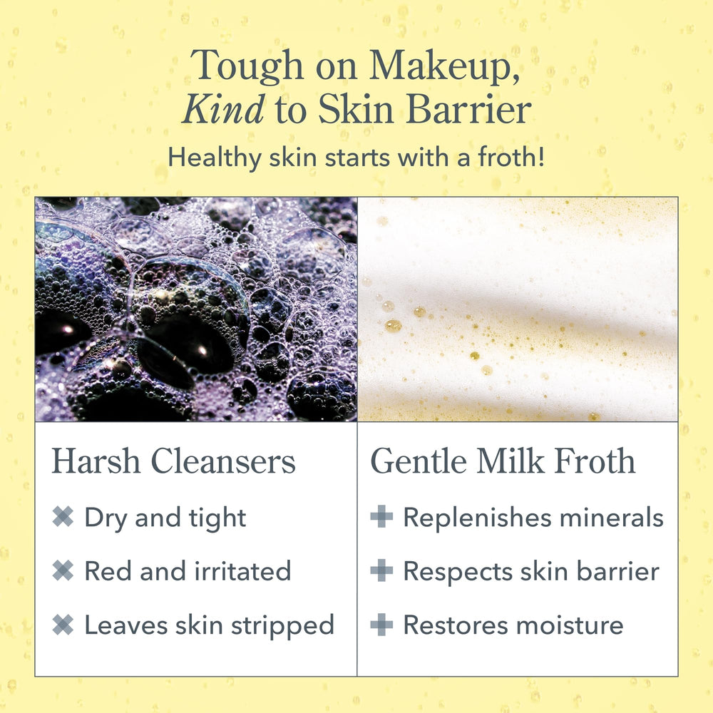 Soft skin glow hero shot after using the cleanser