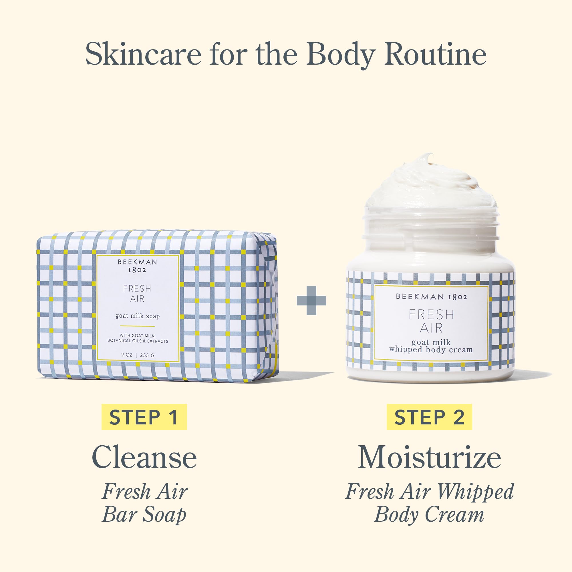 Beekman 1802 apply and blend on skin for fast absorption