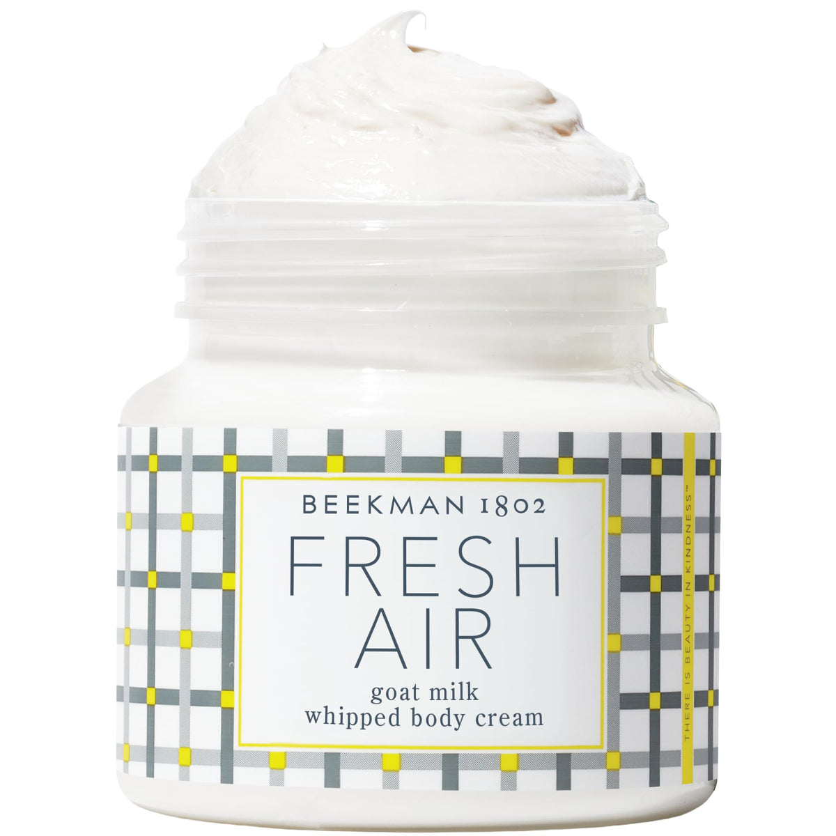 Beekman 1802 Whipped Body Cream jar front for soft, hydrated skin