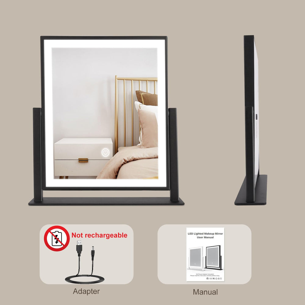 Beelux vanity mirror with lights sturdy frame and premium construction.