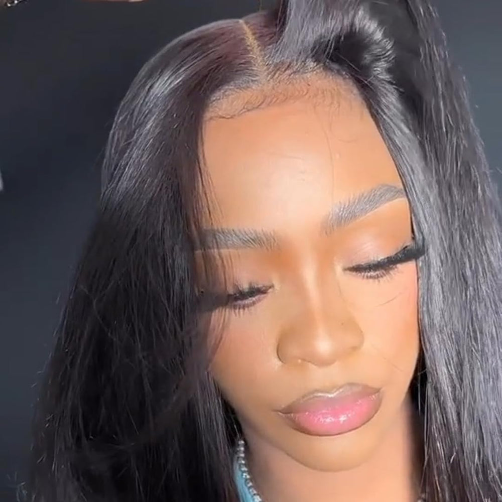 BEEOS 2x6 Deep Part Closure offers natural middle part for a versatile look.
