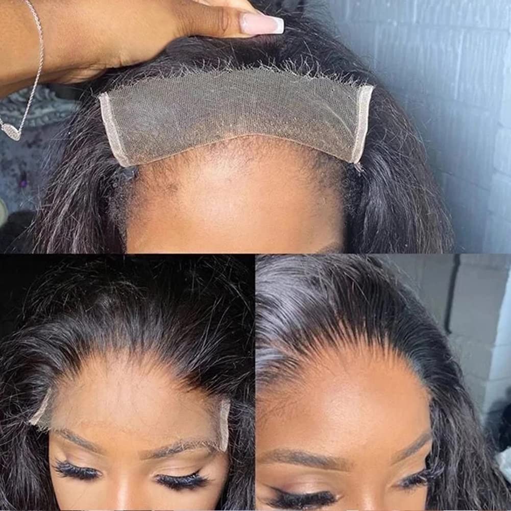 Beeos 5x5 skinlike closure closeup shows ultra-thin lace blending seamlessly with skin for a natural look.